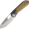 REMETTE Peregrine Falcon M390 Tanto Button Lock Folding Knife