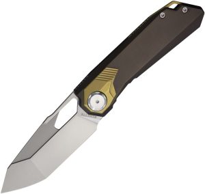 REMETTE Peregrine Falcon Button Liner Folding Knife M390 Titanium