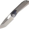 REMETTE Peregrine Falcon Button Lock Folding Knife M390 Tanto