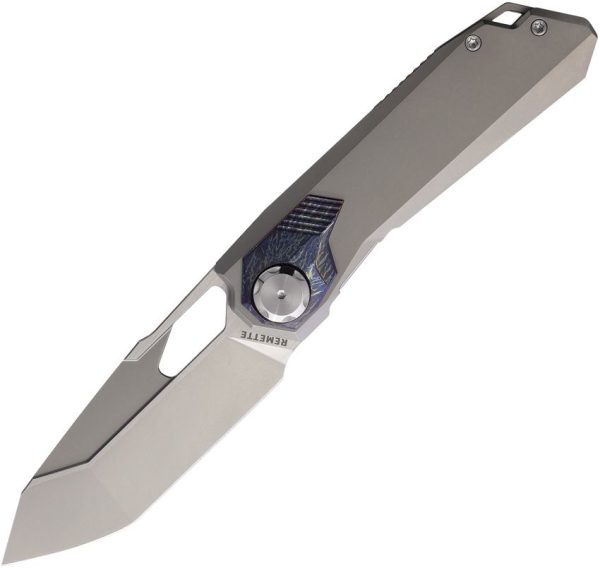 REMETTE Peregrine Falcon Button Lock Folding Knife M390 Tanto