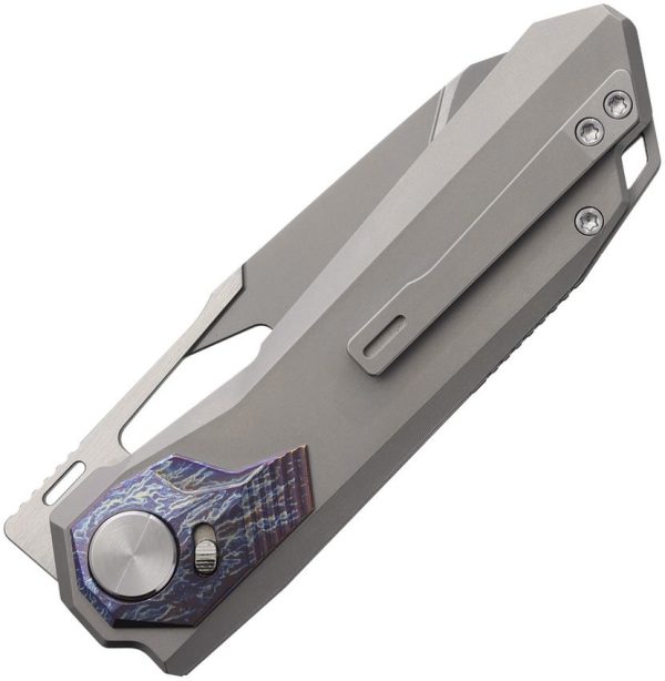 REMETTE Peregrine Falcon Button Lock Folding Knife M390 Tanto