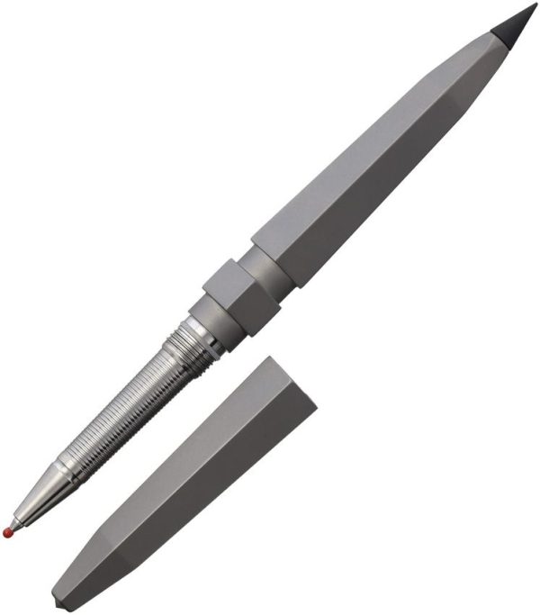 REMETTE Tactical Pen Ti Gray - Glass Breaker EDC