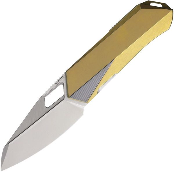 Remette Woodpecker Linerlock Folding Knife M390 Titanium