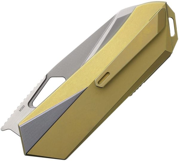 Remette Woodpecker Linerlock Folding Knife M390 Titanium