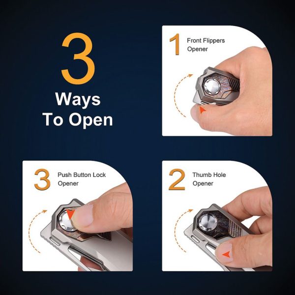 REMETTE Peregrine Falcon Linerlock Ti Folding Knife M390