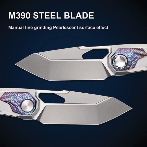 REMETTE Peregrine Falcon Linerlock Ti Folding Knife M390