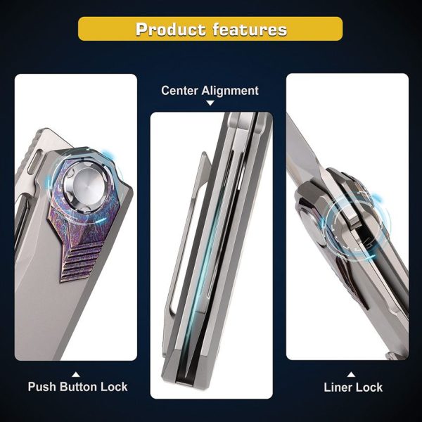 REMETTE Peregrine Falcon Linerlock Ti Folding Knife M390