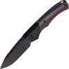 REMETTE WD107 Button Lock Folding Knife M390 Black DLC Blade