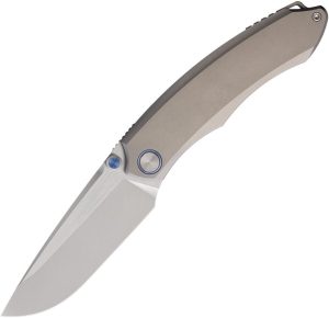 RMTWD108G.jpg REMETTE Wild Species Framelock M390 Folding Knife Gray Titanium