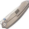 REMETTE Wild Species Framelock M390 Folding Knife Gray Titanium