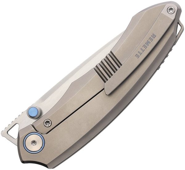 REMETTE Wild Species Framelock M390 Folding Knife Gray Titanium