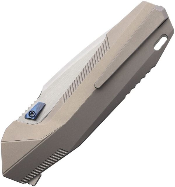 REMETTE RT-WK1 Linerlock Folding Knife M390 Titanium 3.5"