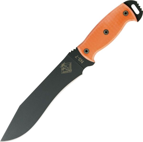 Ranger Knives Night Stalker 7 Fixed Blade - Orange G10