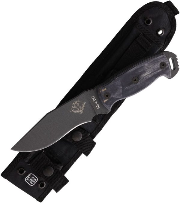 Ranger Knives RD4 Fixed Blade - Gray Carbon Steel Factory Second