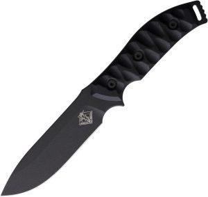Ranger 4.5 Fixed Blade Black Carbon Steel Drop Point USA