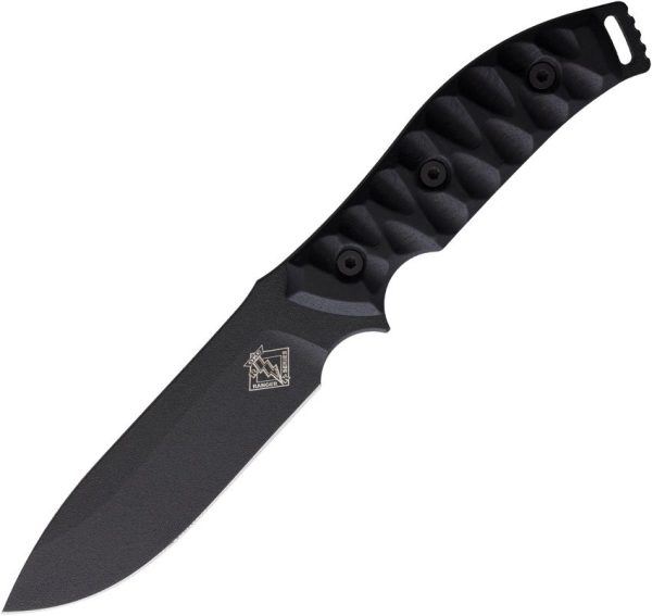 Ranger 4.5 Fixed Blade Black Carbon Steel Drop Point USA