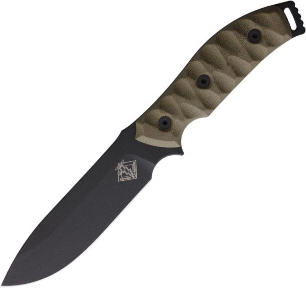 Ranger 4.5 Fixed Blade OD Green Micarta Drop Point Knife