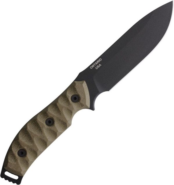 Ranger 4.5 Fixed Blade OD Green Micarta Drop Point Knife