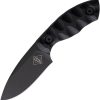 Ranger Knives Model 3 Fixed Blade 3" Black Carbon Steel USA