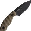 Ranger Knives Model 3 Fixed Blade OD Green Micarta 3in Drop Point