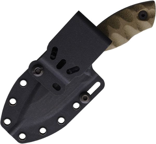 Ranger Knives Model 3 Fixed Blade OD Green Micarta 3in Drop Point