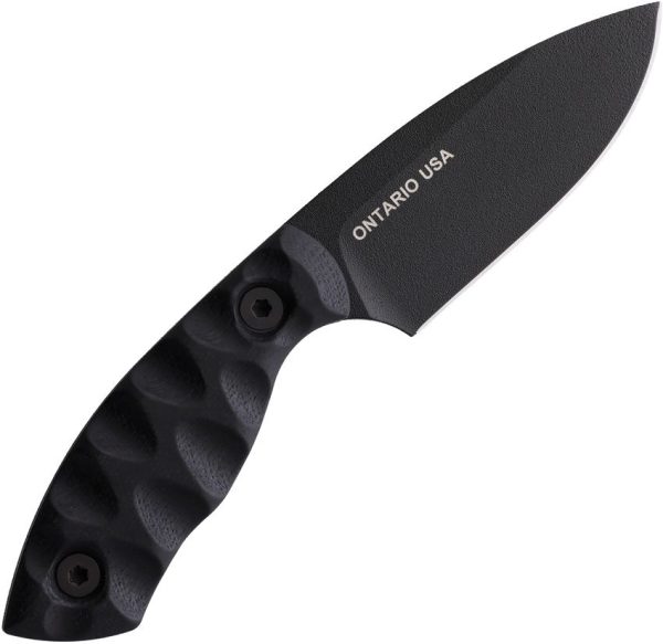 Ranger Knives Model 3 Fixed Blade 3" Black Carbon Steel USA