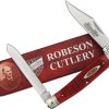 Robeson Texas Moose Red Bone Slip-Joint Knife