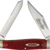 Robeson Texas Moose Red Bone Slip-Joint Knife