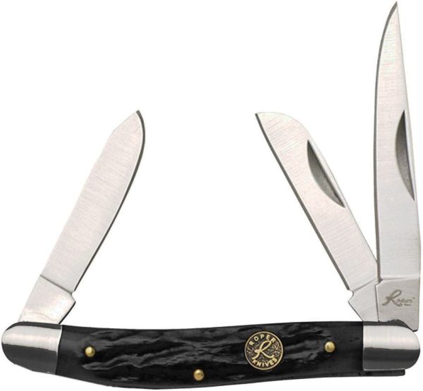 Roper Stockman Black Bone 1065 Carbon Steel