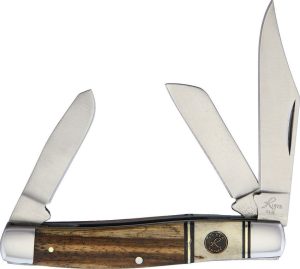 Roper Laredo Stockman Brown Wood Bone