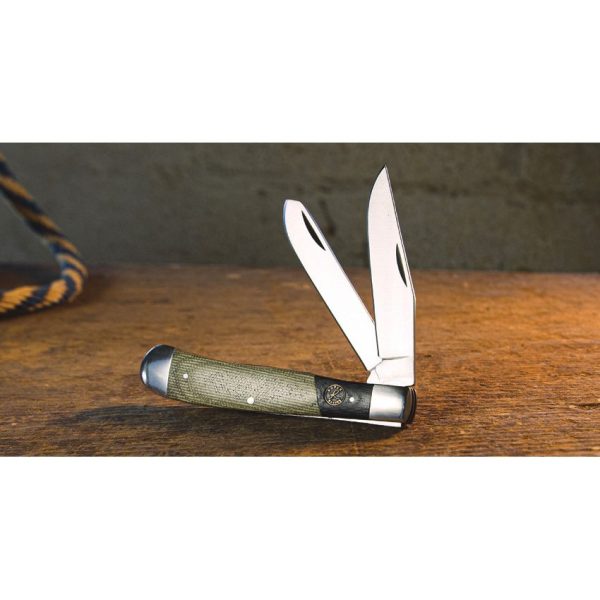 Roper Rattler Trapper Green Micarta