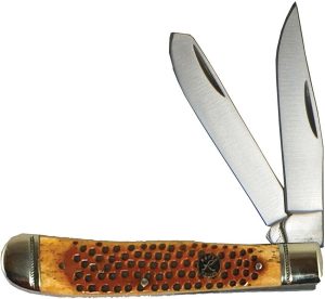 Roper Pit Viper Trapper Bone Handle