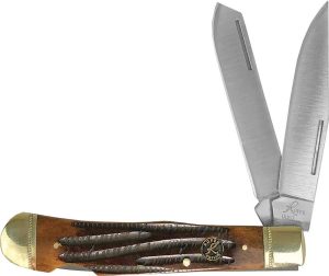 Roper Double Action Lockback - Coffee Brown Bone