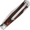 Roper Lockback Trapper - Brown Jigged Bone