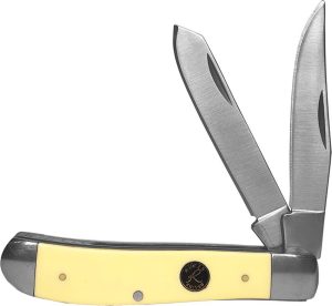 Roper Pecos Trapper Yellow Delrin Folding Knife