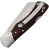 Roper Klondike Lockback D2 Tool Steel Brown Wood Knife