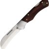 Roper Klondike Hawkbill Lockback - Brown Wood D2