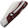 Roper Klondike Hawkbill Lockback - Brown Wood D2
