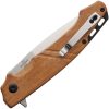 Roper Gunslinger Linerlock Folding Knife D2 Steel Brown Wood