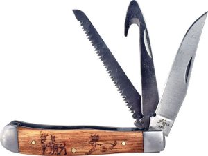 Roper Trapper Three Blade - Zebra Wood 1065