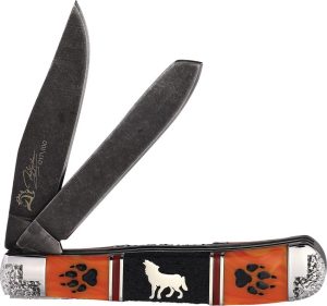 Roper Yellowhorse Wolftrax Trapper - Stone Inlay