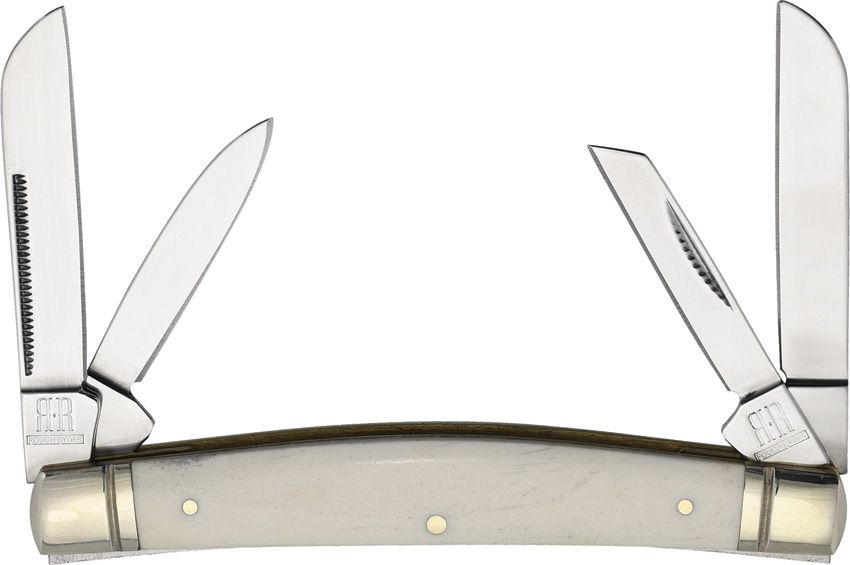 Rough Rider Congress 3.5" Folding Knife White Bone Handle