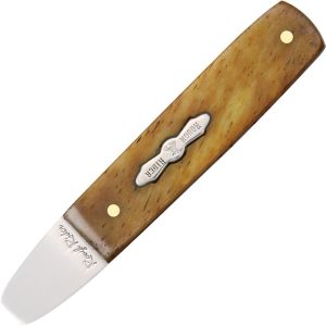 Rough Rider Knife Opener Amber Bone Stainless