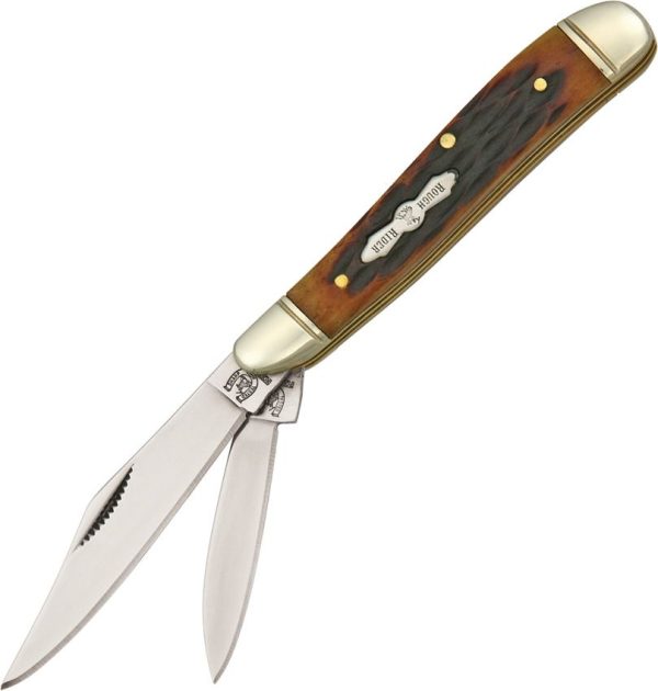 Rough Rider Peanut Amber Bone Folding Knife
