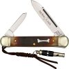 Rough Rider Dog Bone Muskrat Bone Multi-Blade Knife