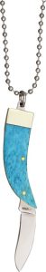 RR1217.jpg Rough Rider Bear Claw Blue Mini Neck Knife