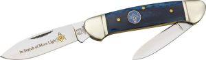 RR1224.jpg Rough Rider Masonic Canoe 440 Stainless Spear Pen Knife