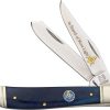 Rough Rider Masonic Mini Trapper 440 Stainless Blue Bone