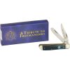 Rough Rider Masonic Mini Trapper 440 Stainless Blue Bone