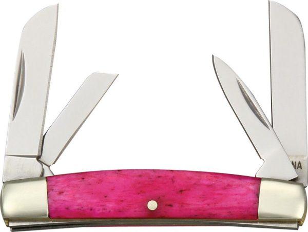 Rough Rider Tiny Congress Pink Bone Stainless Multi-Blade